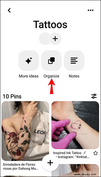 So löschen Sie alle Pins in Pinterest