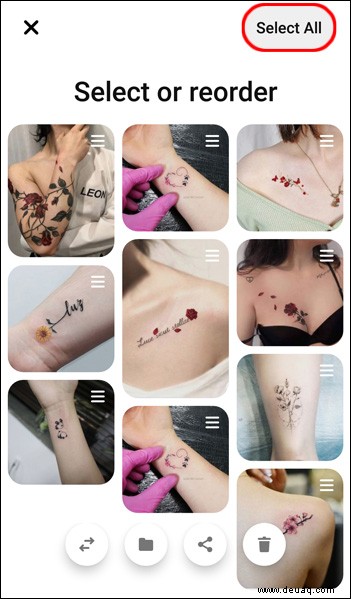 So löschen Sie alle Pins in Pinterest