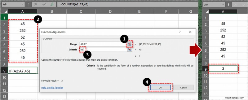 So zählen Sie Duplikate in Excel-Tabellen