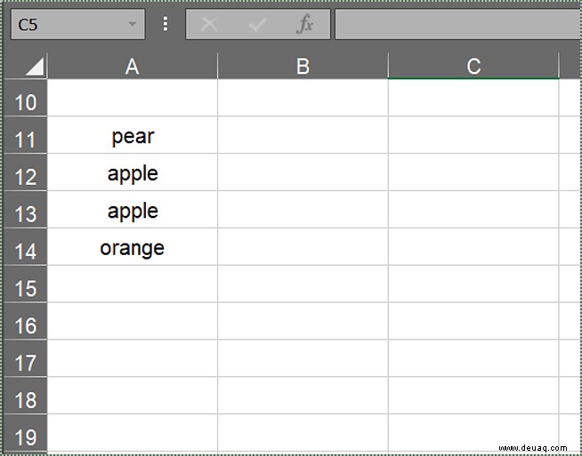 So zählen Sie Duplikate in Excel-Tabellen