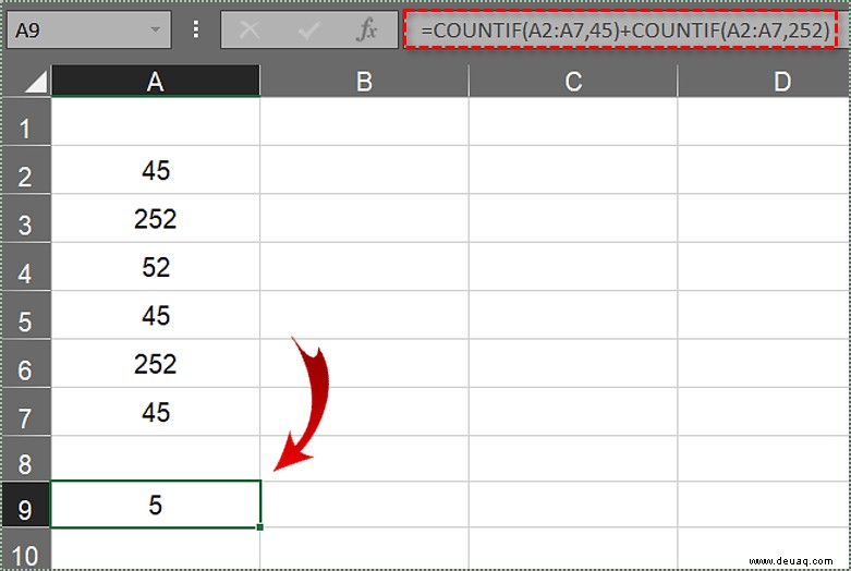 So zählen Sie Duplikate in Excel-Tabellen
