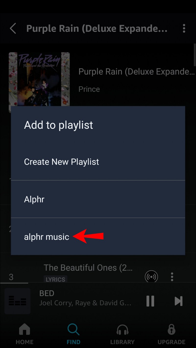 So fügen Sie ein Album zu einer Playlist in Amazon Music hinzu