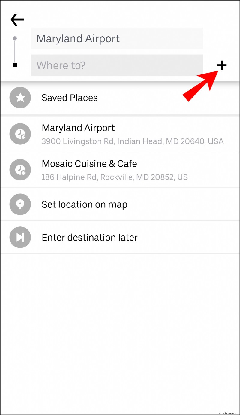 So fügen Sie eine Haltestelle in der Uber App hinzu [Fahrer oder Mitfahrer]