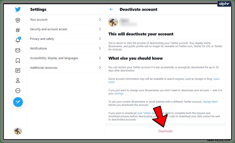 So deaktivieren Sie Twitter:So schließen Sie Ihr Twitter-Konto endgültig