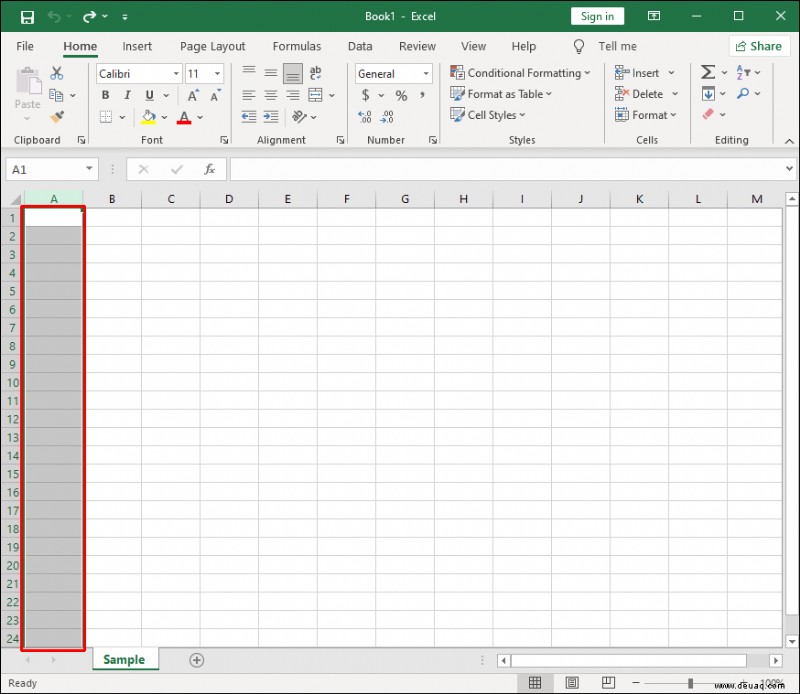 So fügen Sie eine Spalte in Excel hinzu