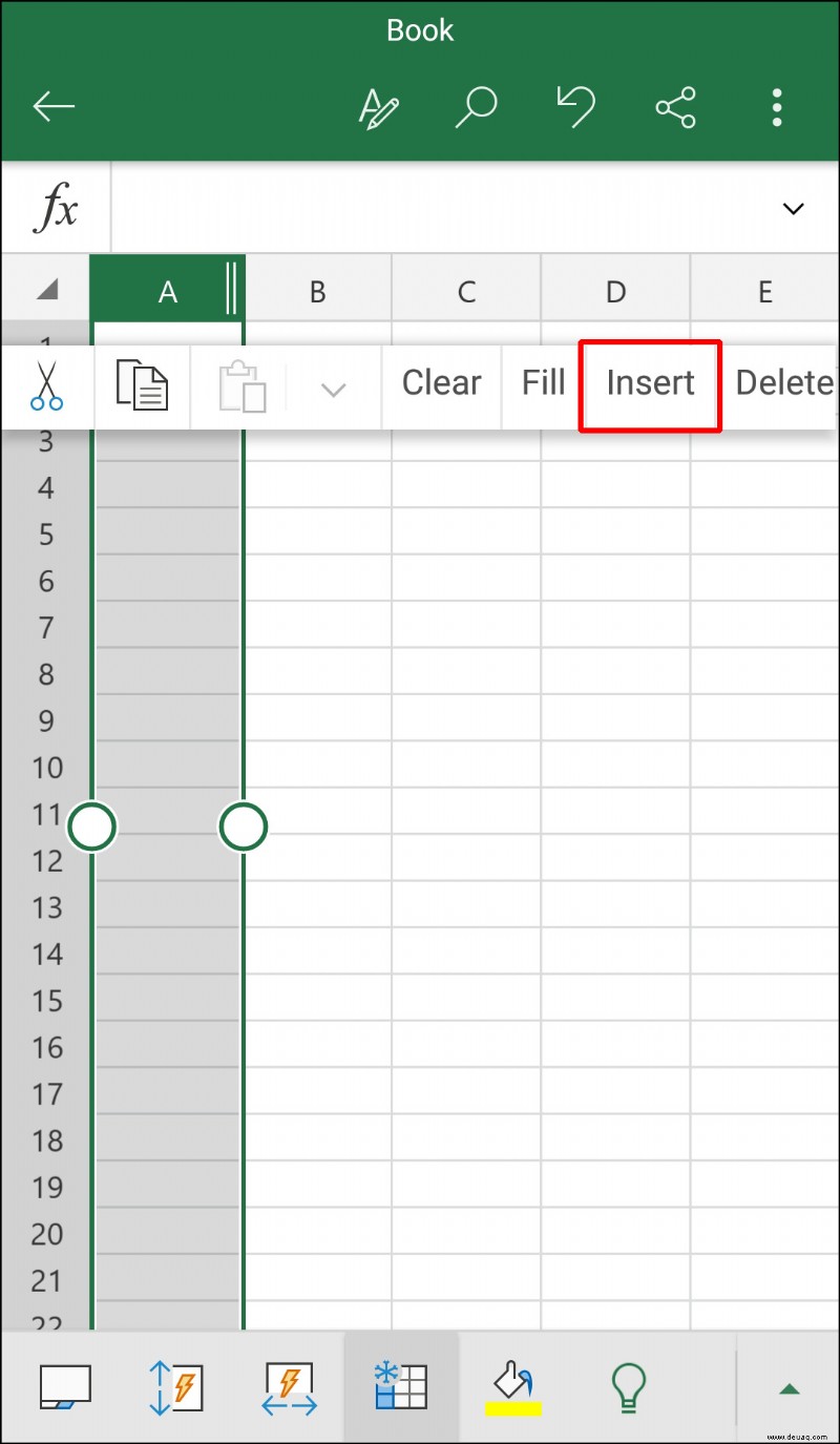 So fügen Sie eine Spalte in Excel hinzu