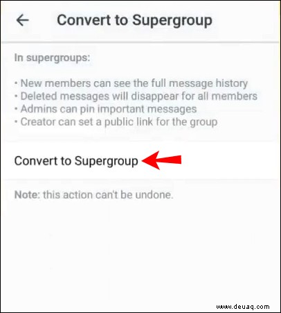 So erstellen Sie eine Supergruppe in Telegram