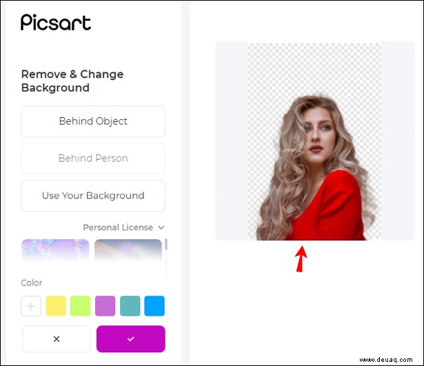 So entfernen Sie den Hintergrund in Picsart