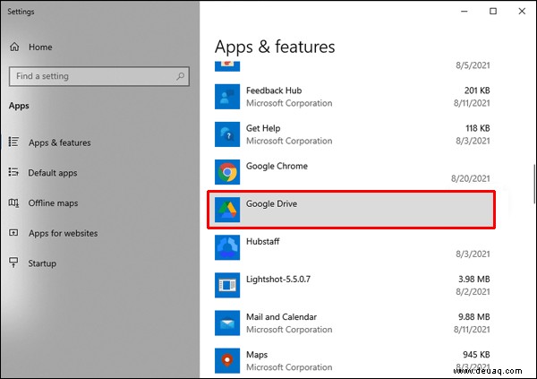 So deinstallieren Sie Google Drive 