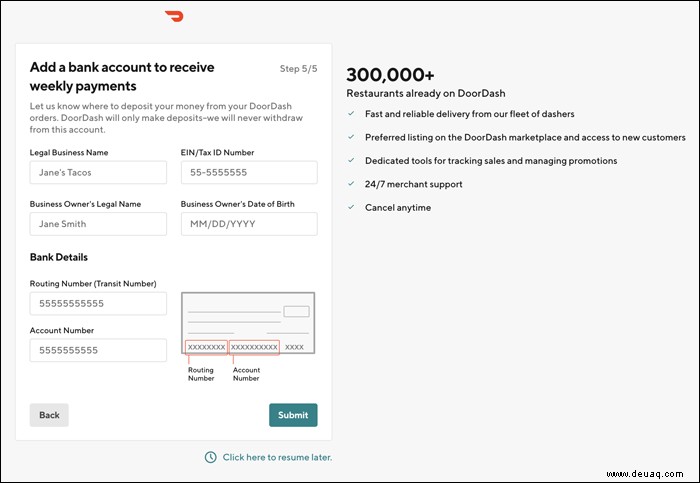 So erhalten Sie eine rote Karte von DoorDash 