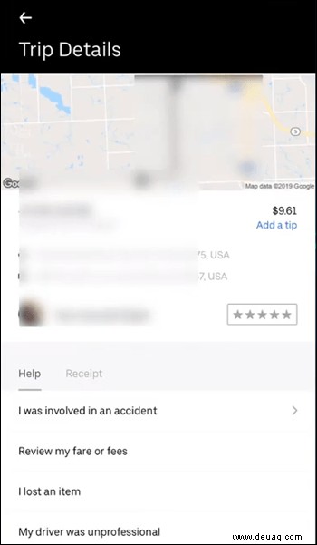 So fügen Sie einen Tipp in der Uber- oder Uber Eats-App hinzu