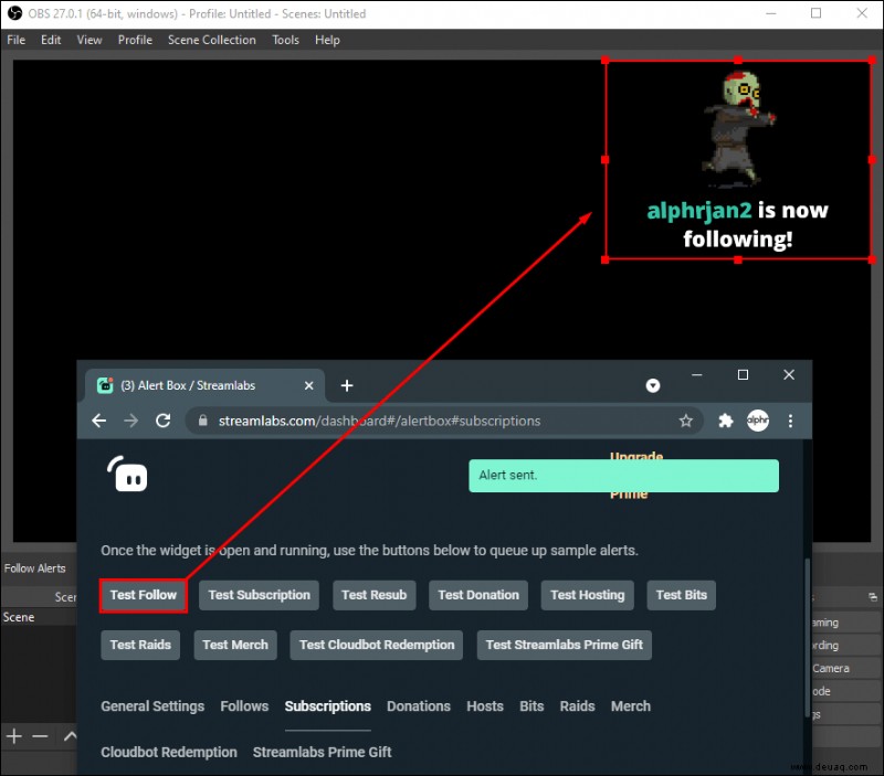 So fügen Sie Benachrichtigungen zu einem Livestream auf Twitch hinzu