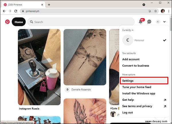 So löschen Sie ein Pinterest-Konto dauerhaft