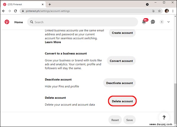 So löschen Sie ein Pinterest-Konto dauerhaft