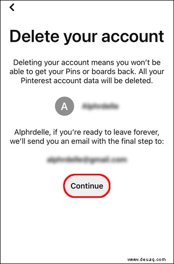 So löschen Sie ein Pinterest-Konto dauerhaft