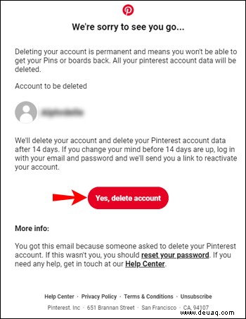So löschen Sie ein Pinterest-Konto dauerhaft