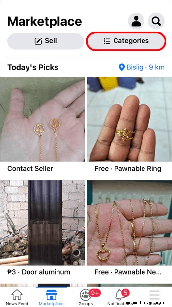 So verbergen Sie an Sie versendete Artikel auf Facebook Marketplace