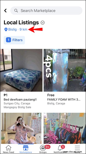 So verbergen Sie an Sie versendete Artikel auf Facebook Marketplace