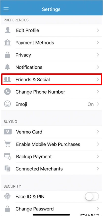 So fügen Sie Freunde in Venmo hinzu