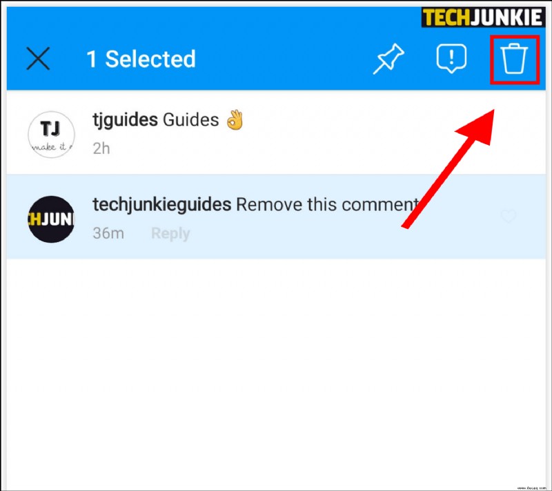 So löschen Sie einen Kommentar auf Instagram