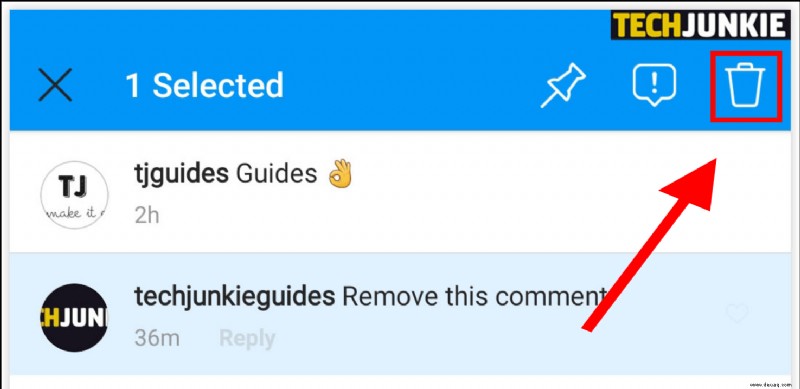 So löschen Sie einen Kommentar auf Instagram