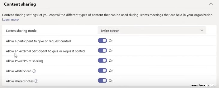 So teilen Sie Ihren Bildschirm in Microsoft Teams