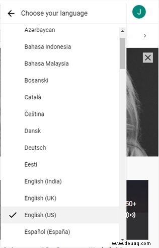 So ändern Sie die Sprache auf YouTube