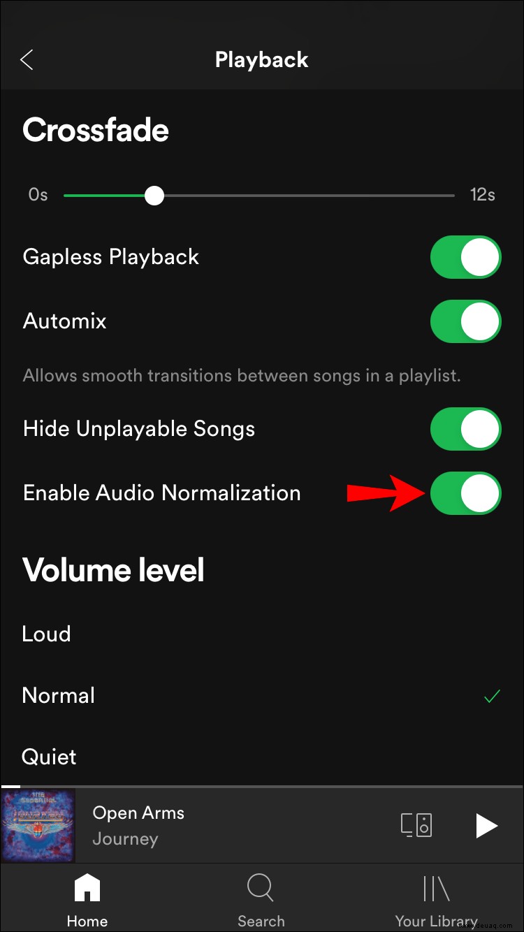 So normalisieren Sie die Lautstärke in Spotify