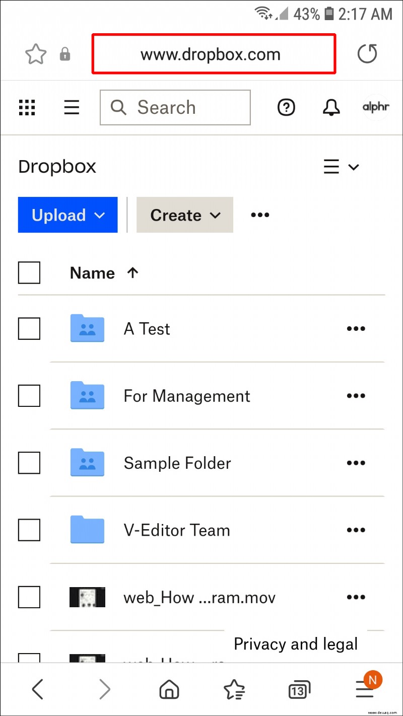 So löschen Sie ein Dropbox-Konto