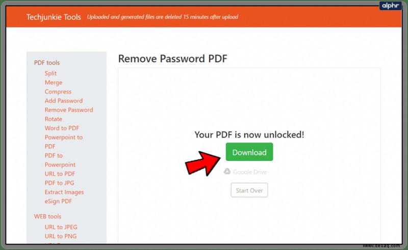 So entfernen Sie ein Passwort aus einer PDF-Datei