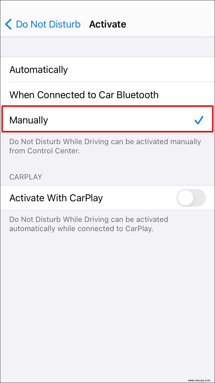 So deaktivieren Sie die Meldung „Fahren Sie“ auf einem iPhone