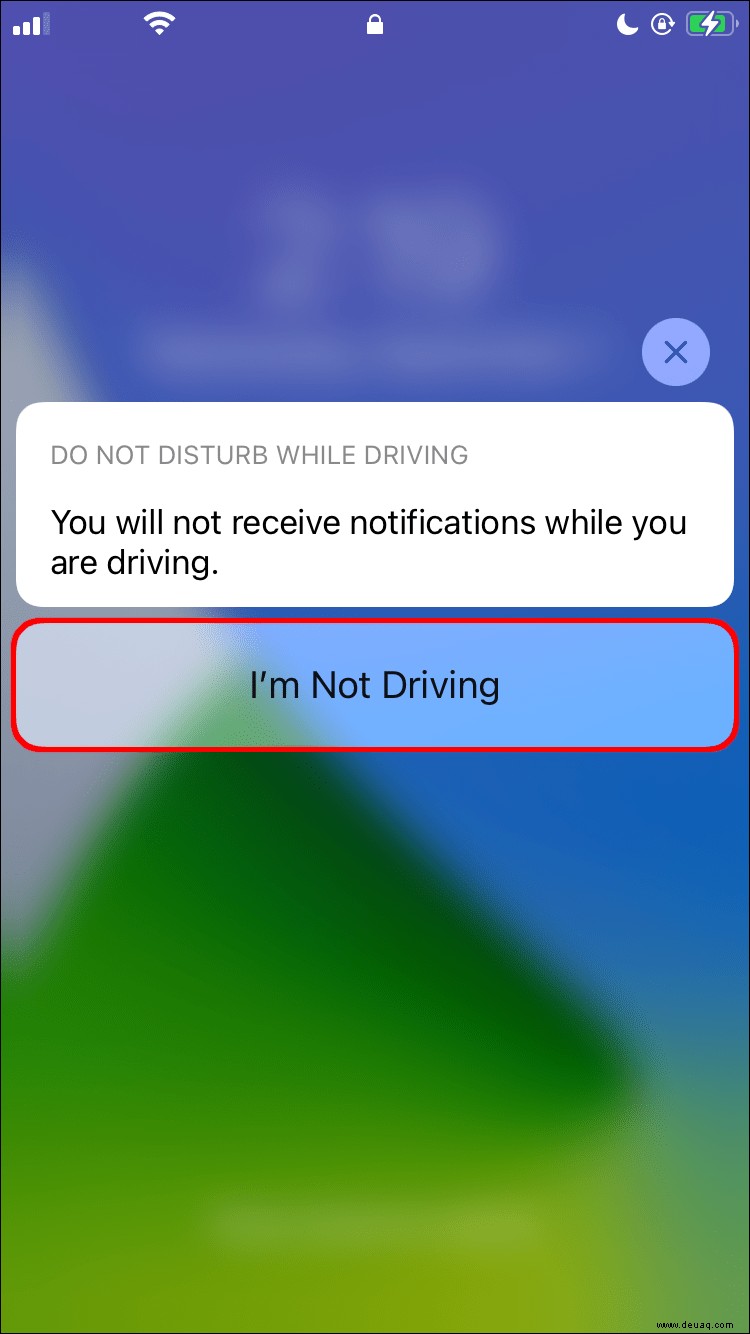 So deaktivieren Sie die Meldung „Fahren Sie“ auf einem iPhone