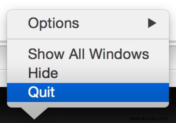 So erzwingen Sie das Beenden einer App auf einem iMac oder Macbook