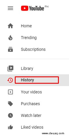 So löschen Sie den YouTube-Wiedergabeverlauf