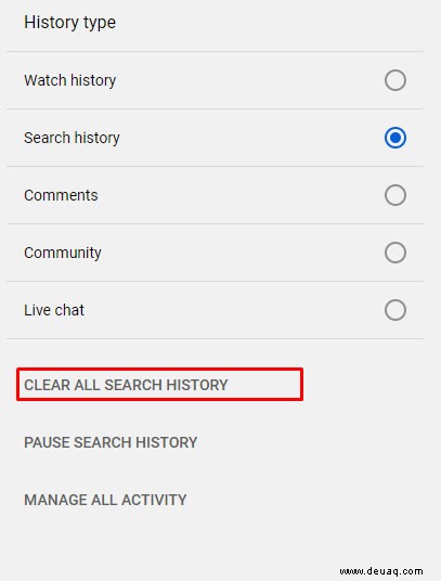 So löschen Sie den YouTube-Wiedergabeverlauf