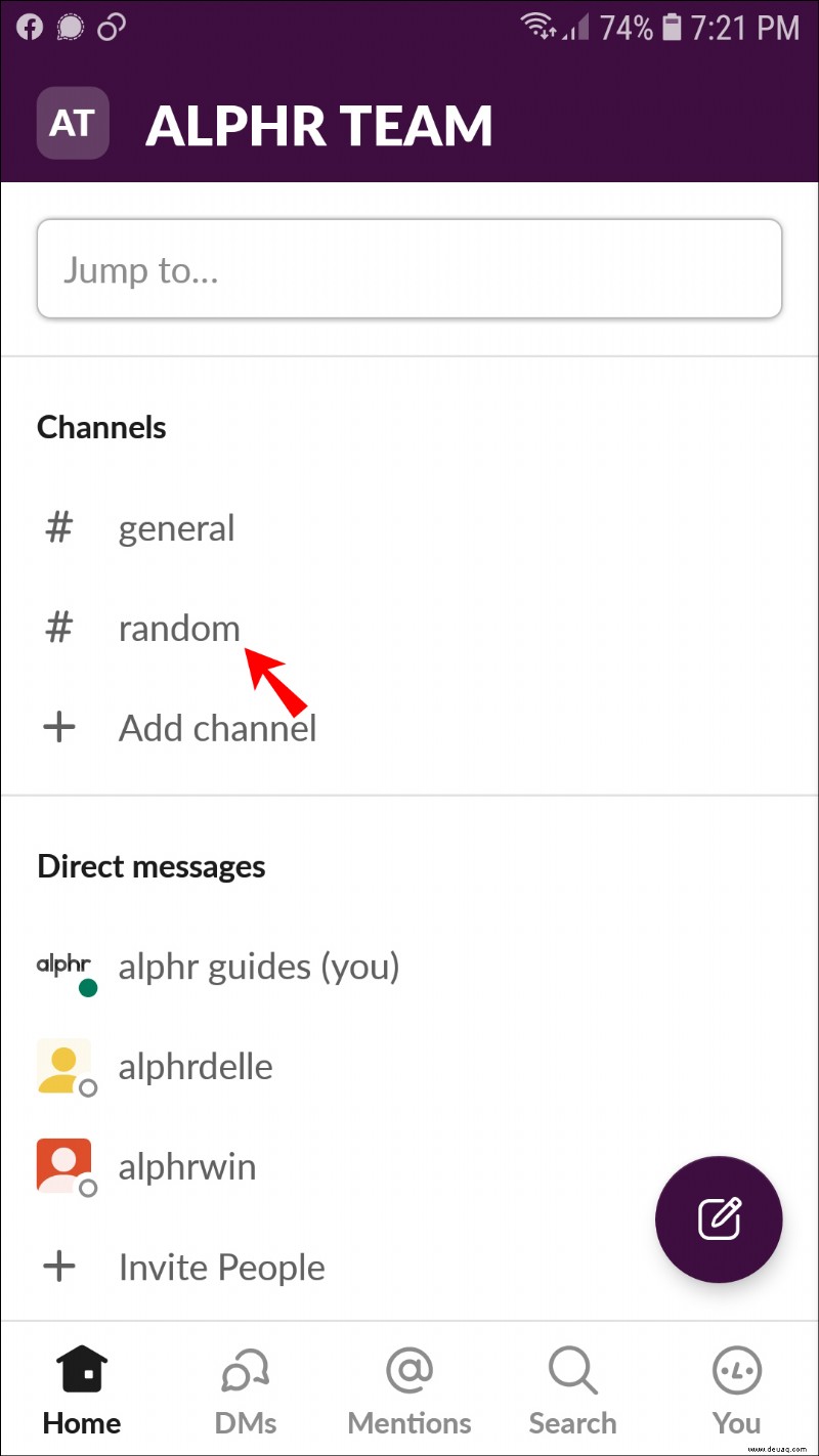 So löschen Sie einen Kanal in Slack