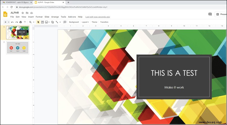 So konvertieren Sie eine PowerPoint-Präsentation in Google Slides