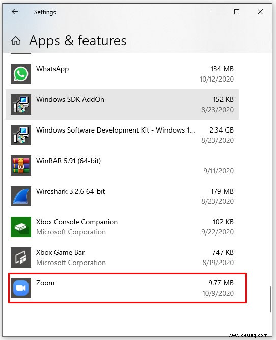 So deinstallieren Sie Zoom von einem PC oder Mobilgerät