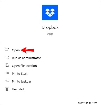 So löschen Sie einen Ordner in Dropbox