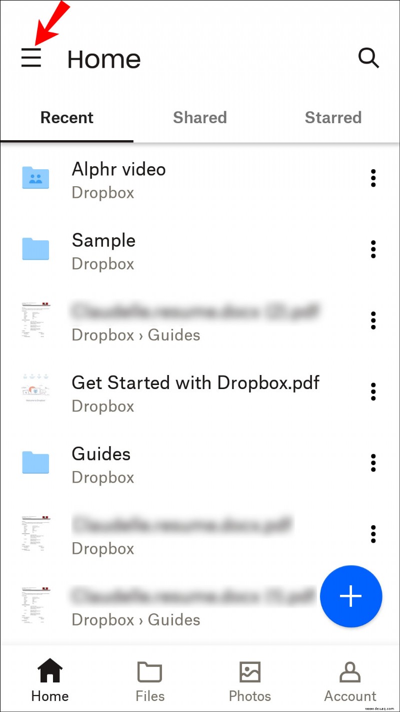 So löschen Sie einen Ordner in Dropbox