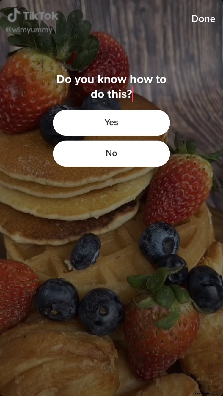So erstellen Sie eine Umfrage in TikTok