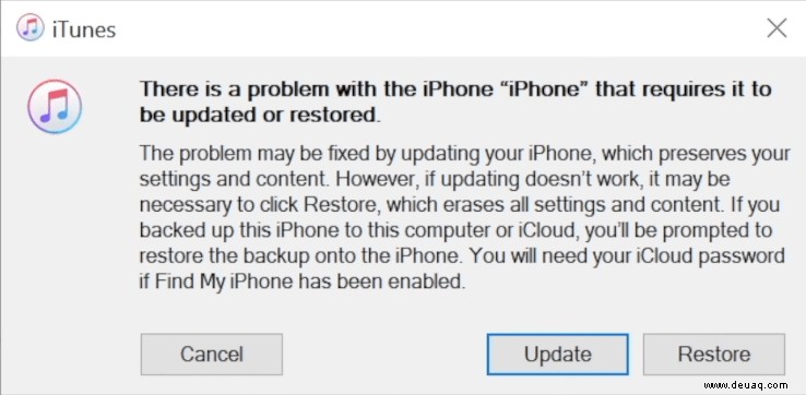 So beheben Sie den iOS-Fehler „Update kann nicht bestätigt werden“