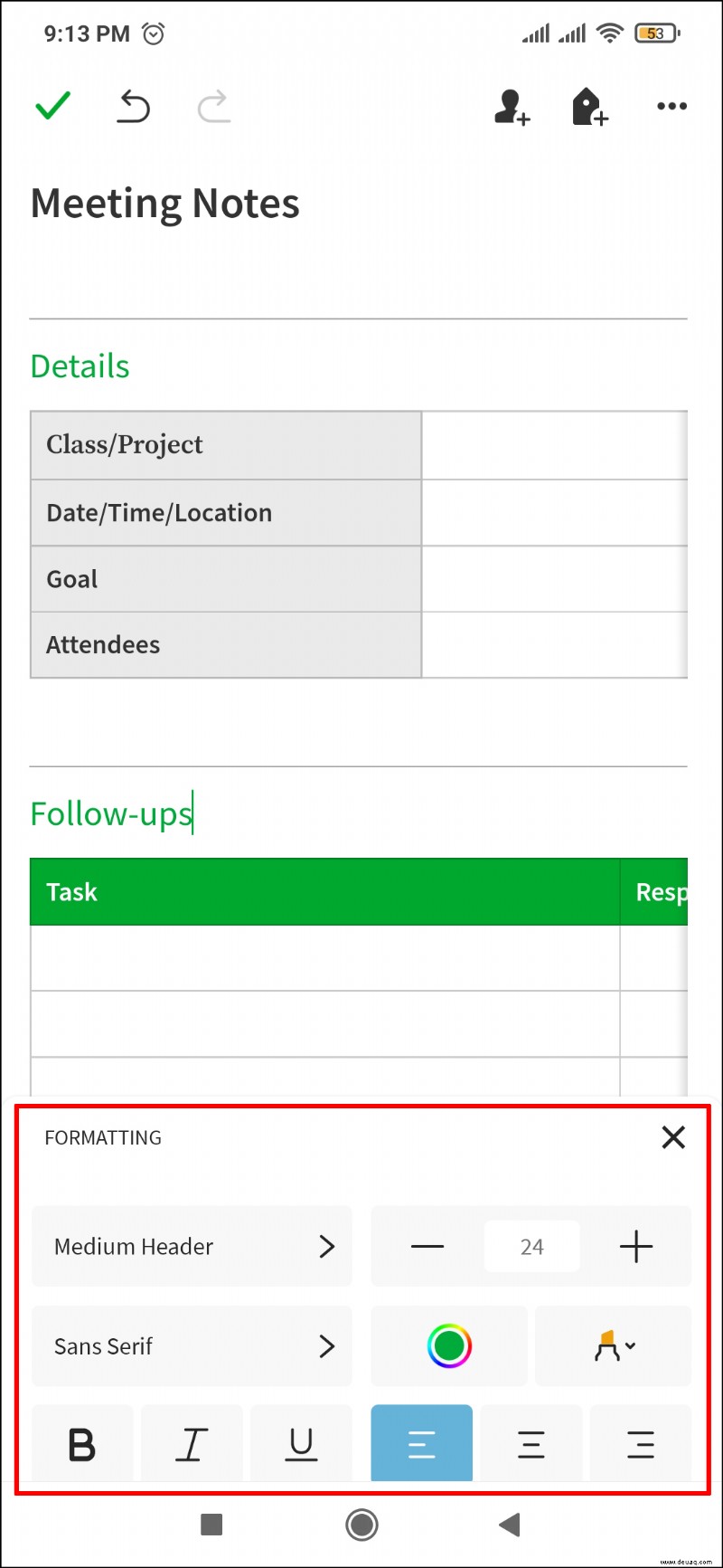 So ändern Sie die Standardschriftart in Evernote