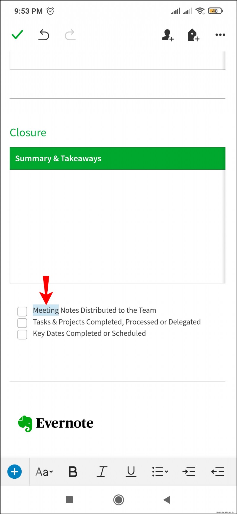 So ändern Sie die Standardschriftart in Evernote