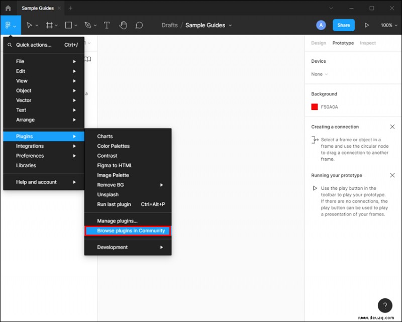 So exportieren Sie Code in Figma