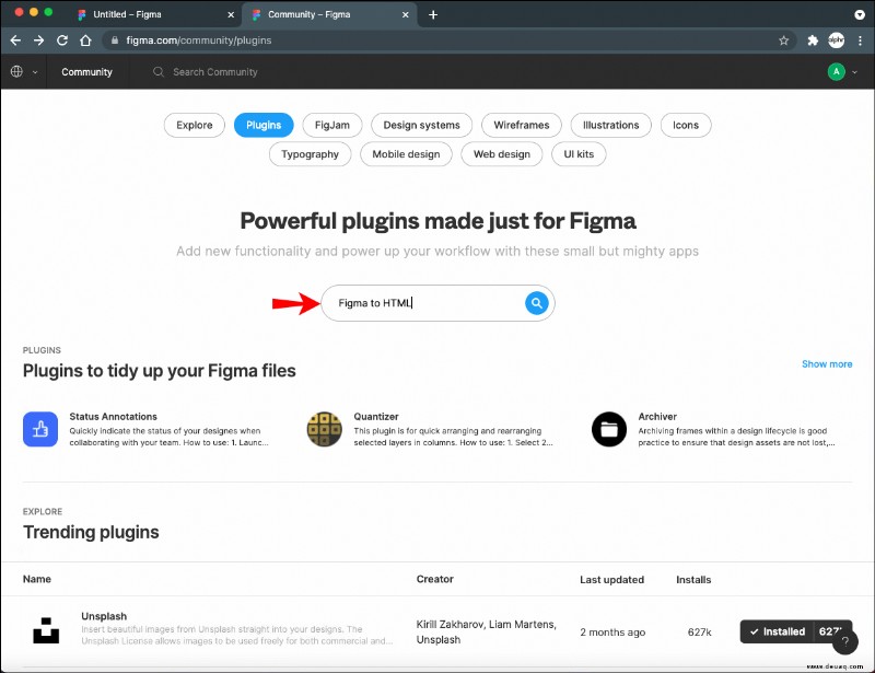 So exportieren Sie Code in Figma