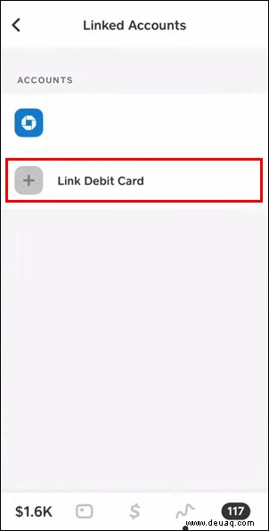 So fügen Sie ein Bankkonto in der Cash App hinzu