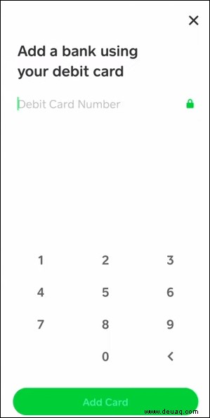 So fügen Sie ein Bankkonto in der Cash App hinzu