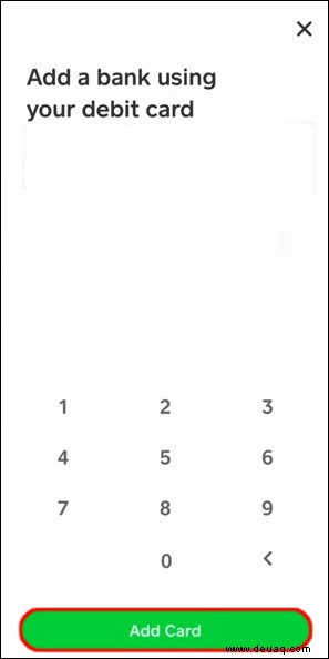 So fügen Sie ein Bankkonto in der Cash App hinzu
