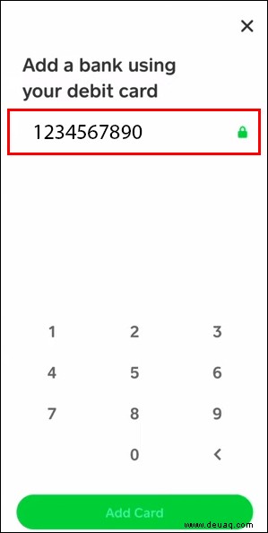 So fügen Sie ein Bankkonto in der Cash App hinzu